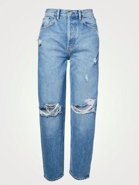 Boyish Light Blue Distressed Boyfriend Jeans